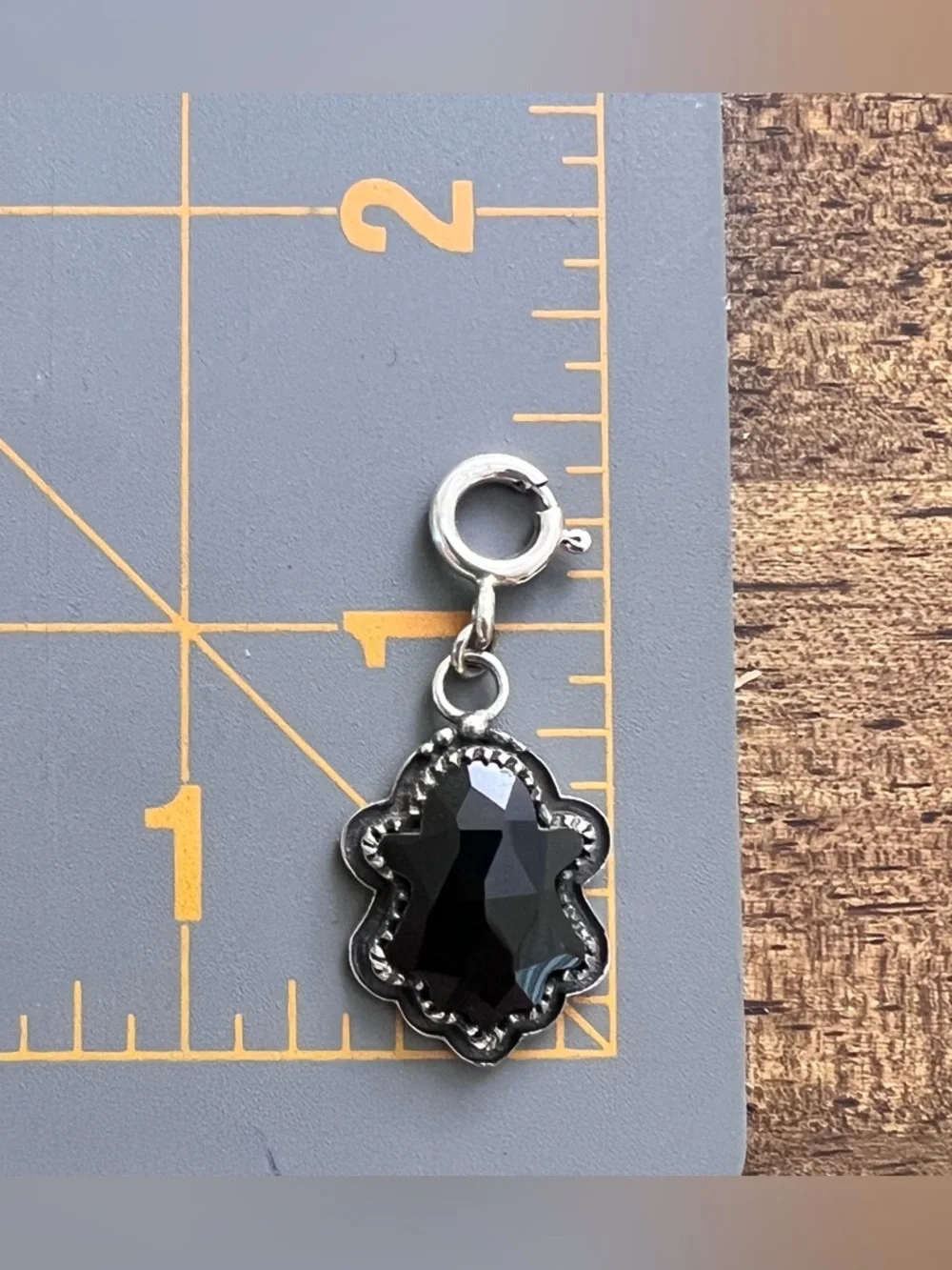 Krush Kandy Sterling Silver 925 Onyx Halloween theme Earrings and Pendant charm - Picture 6 of 11